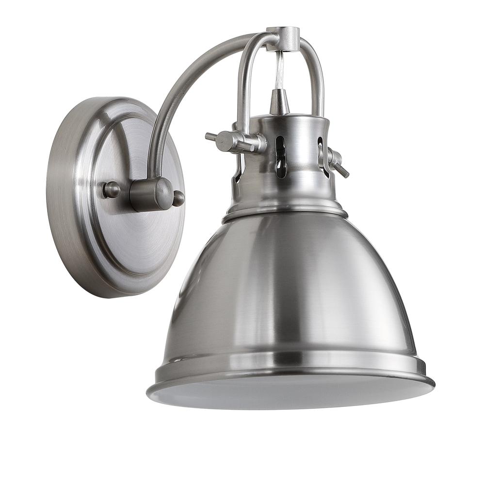 Lawson Bathroom Sconce, Brush Nickel