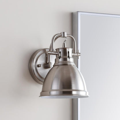 Lawson Bathroom Sconce, Brush Nickel