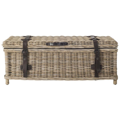 Home Collection Navarro White Rattan Coffee Table