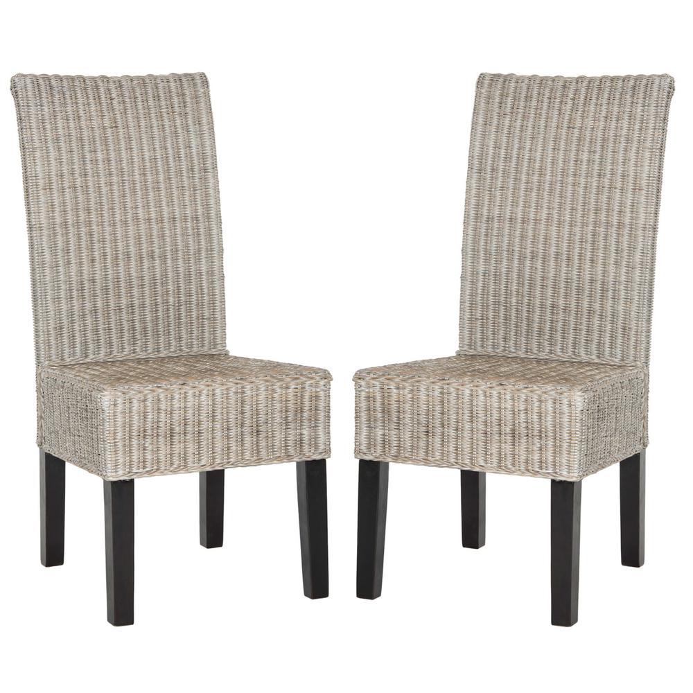 ARJUN 18''H WICKER DINING CHAIR, SEA8013B-SET2