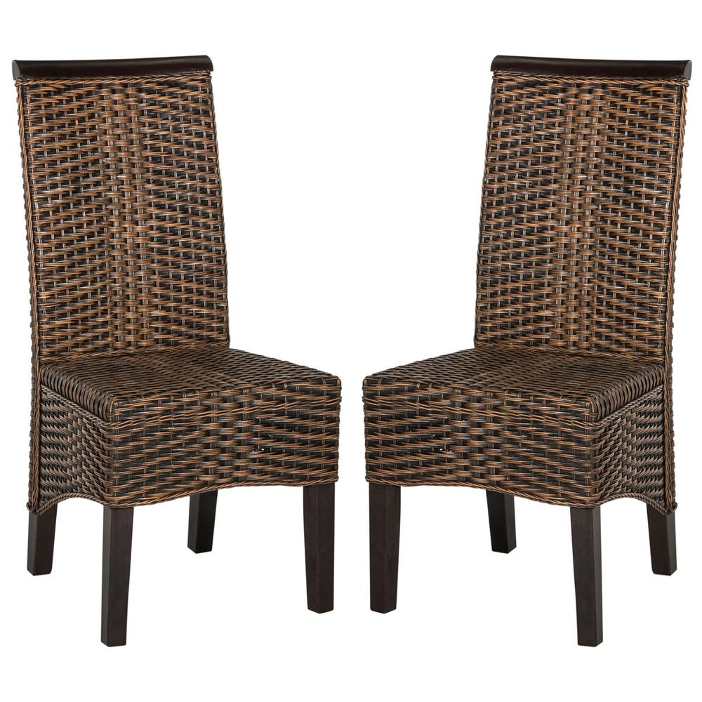 ILYA 18''H WICKER DINING CHAIR, SEA8017C-SET2