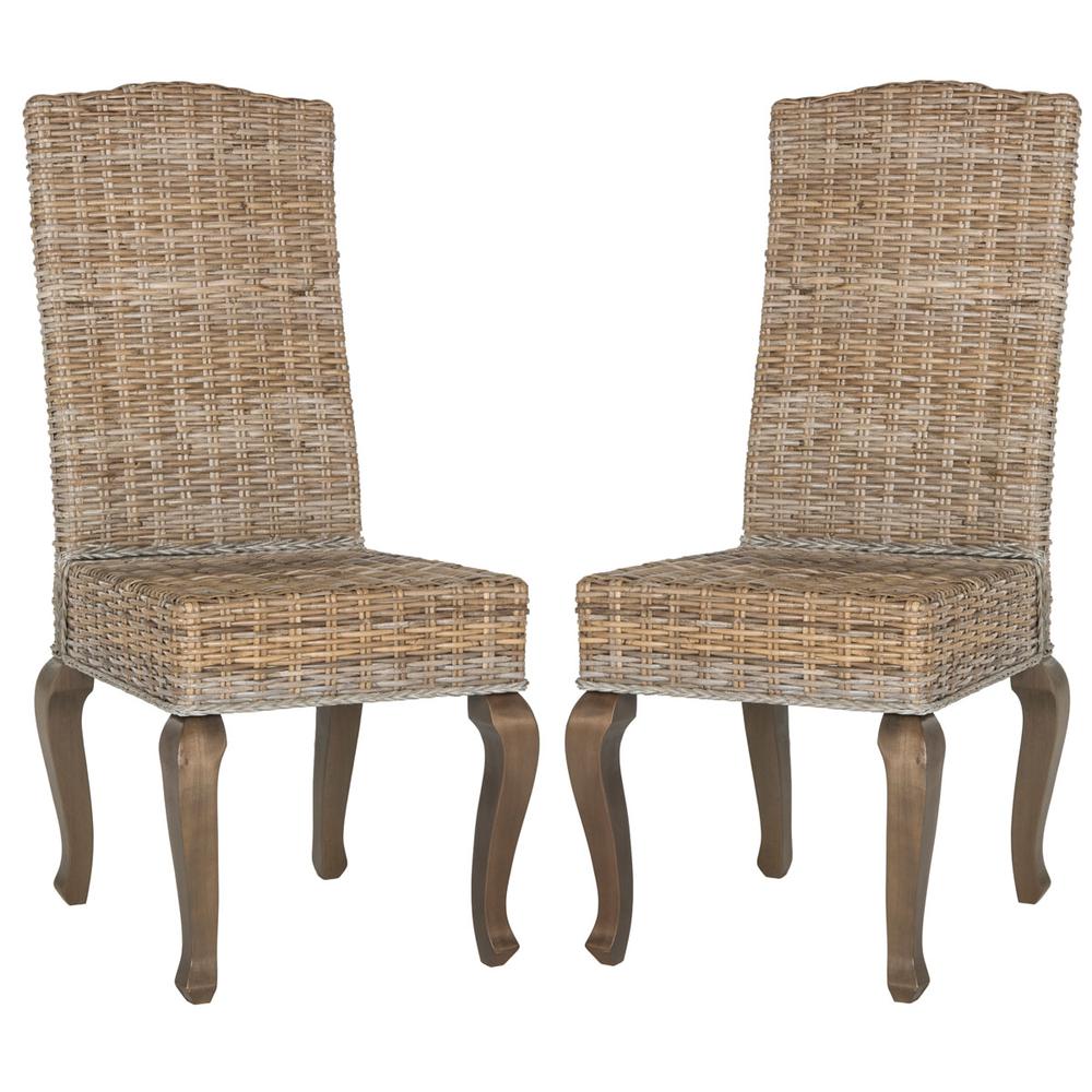 MILOS 18''H WICKER DINING CHAIR, SEA8018A-SET2