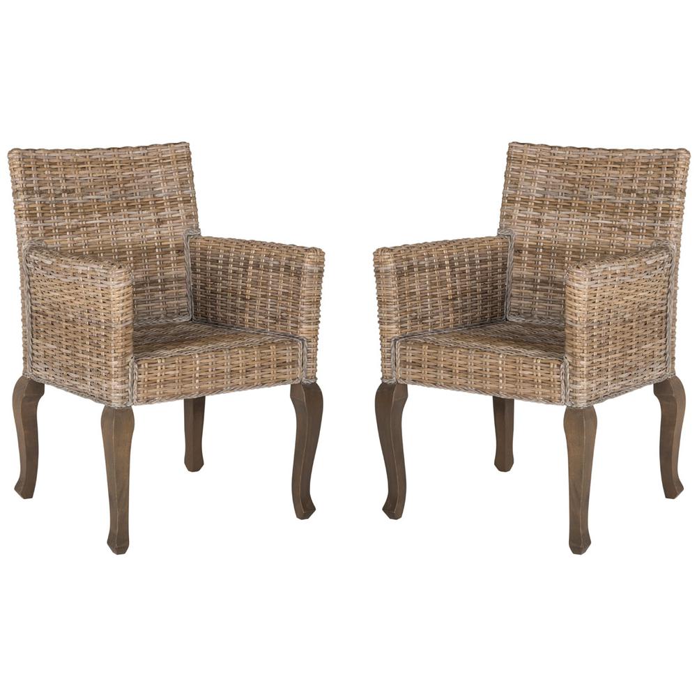 ARMANDO 18''H WICKER DINING CHAIR, SEA8019A-SET2