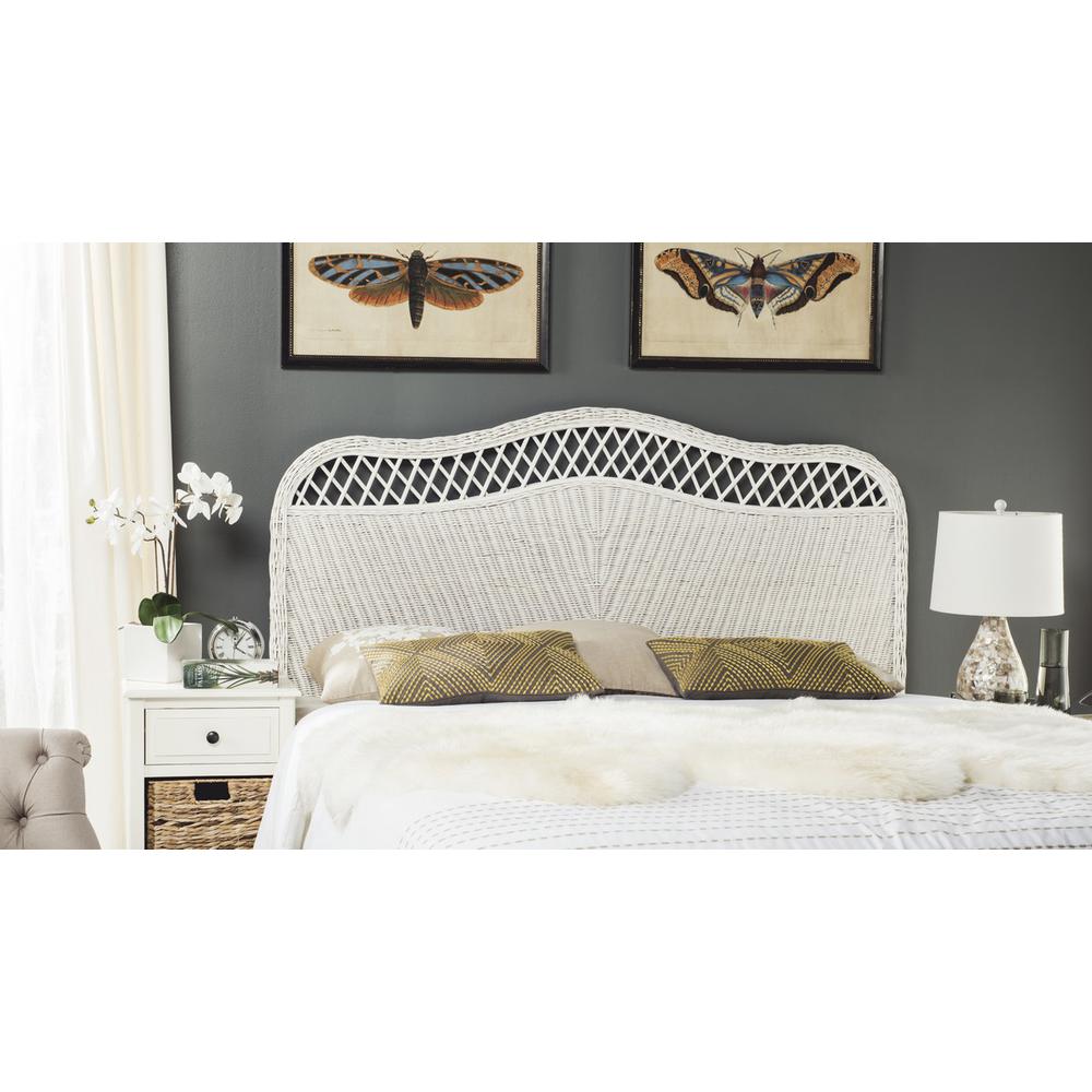 SEPHINA WHITE RATTAN HEADBOARD, SEA8033B-Q