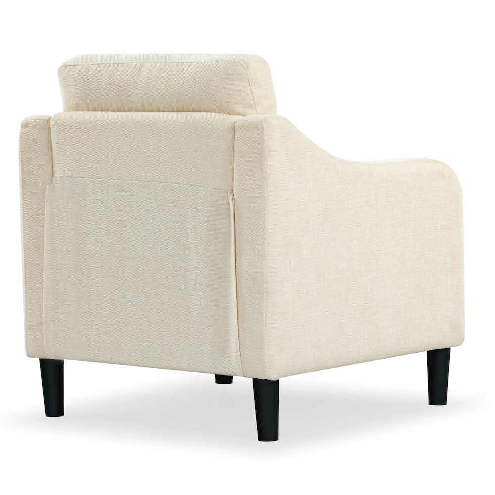 Nathaniel Tufted Back Acc Chai