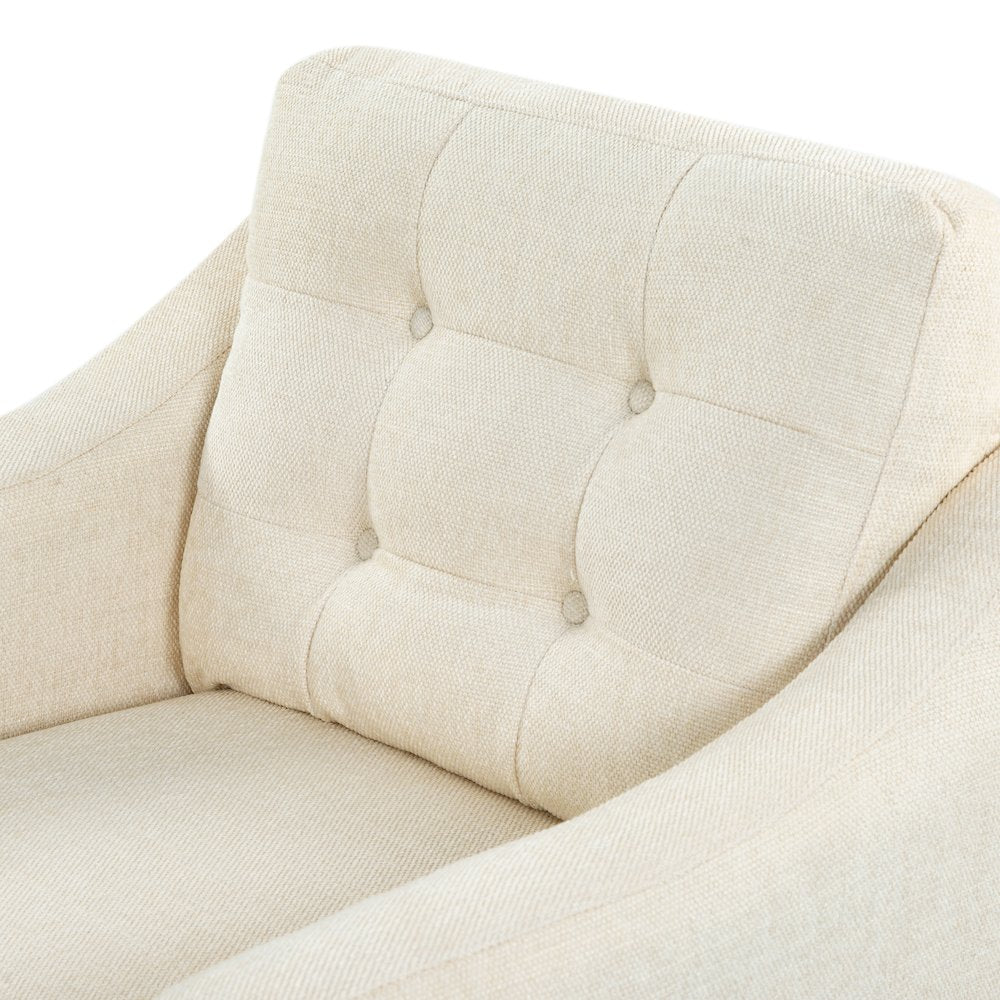 Nathaniel Tufted Back Acc Chai
