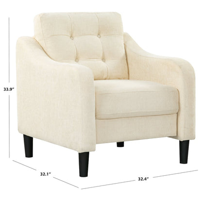 Nathaniel Tufted Back Acc Chai