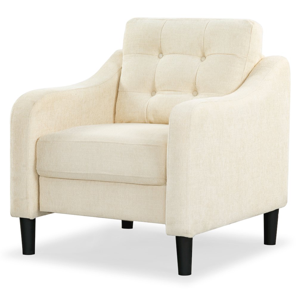 Nathaniel Tufted Back Acc Chai