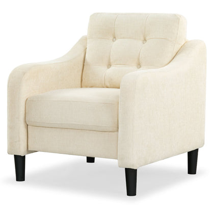 Nathaniel Tufted Back Acc Chai
