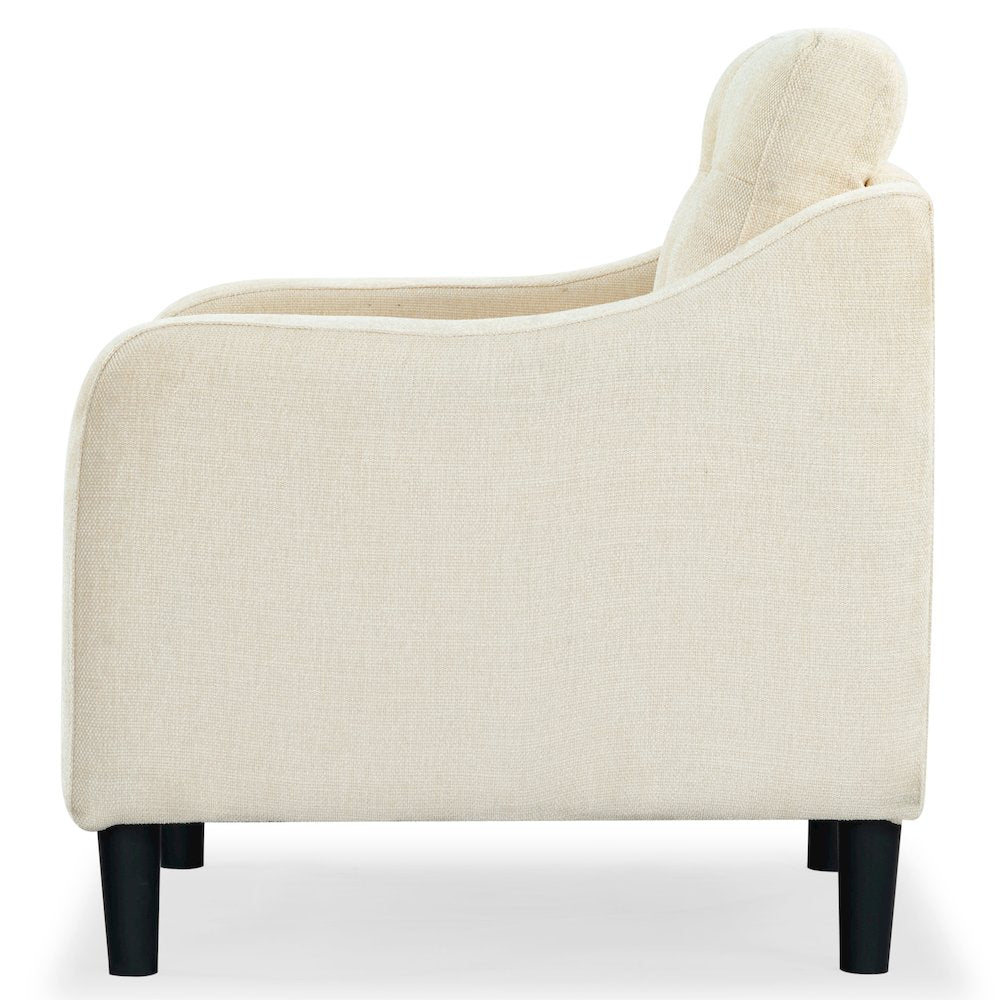 Nathaniel Tufted Back Acc Chai