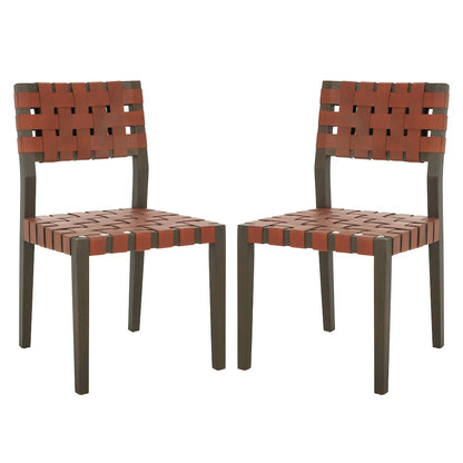 Bette Woven Leather Dn Chair