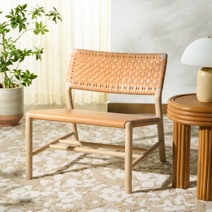 Valdina Woven Leather Acccent