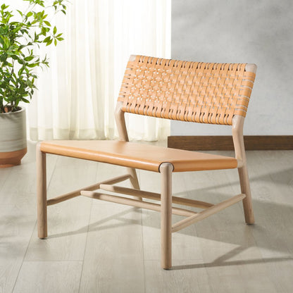 Valdina Woven Leather Acccent