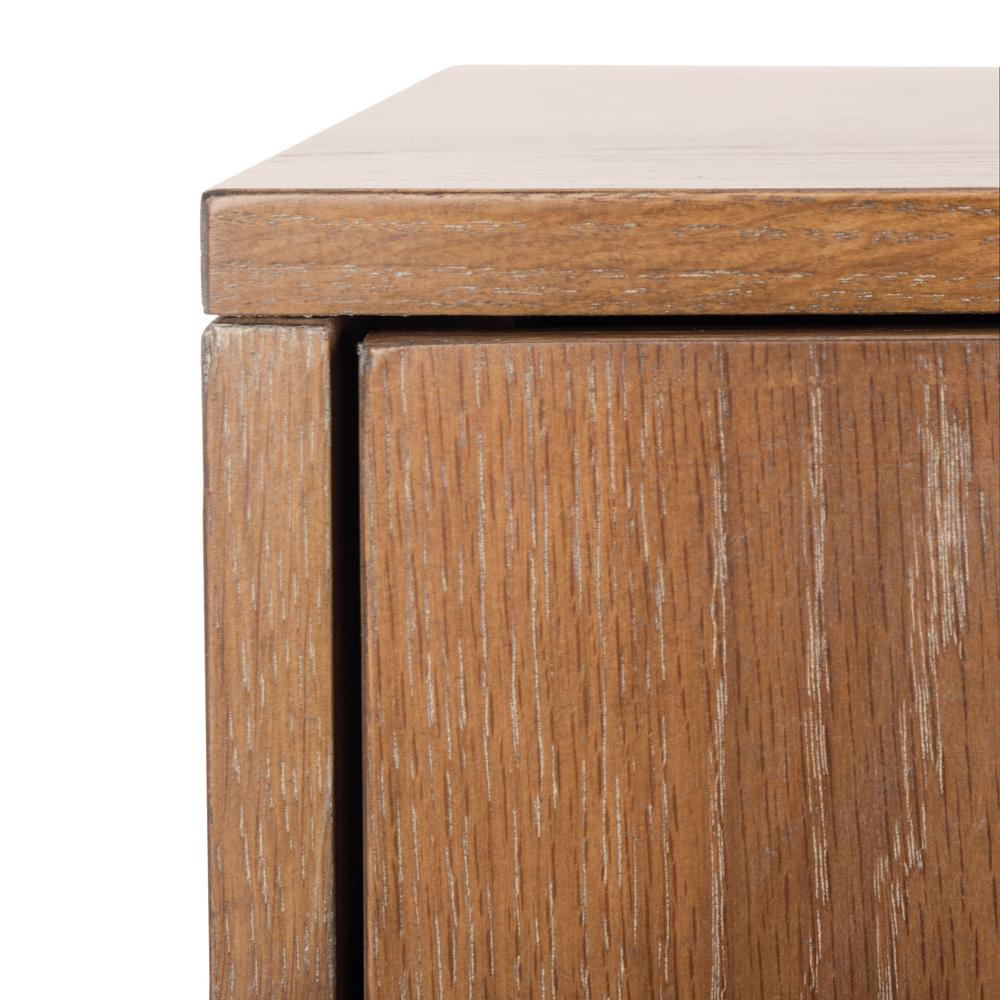 Lorna 6 Drawer Contemporary Dresser, Rustic Oak