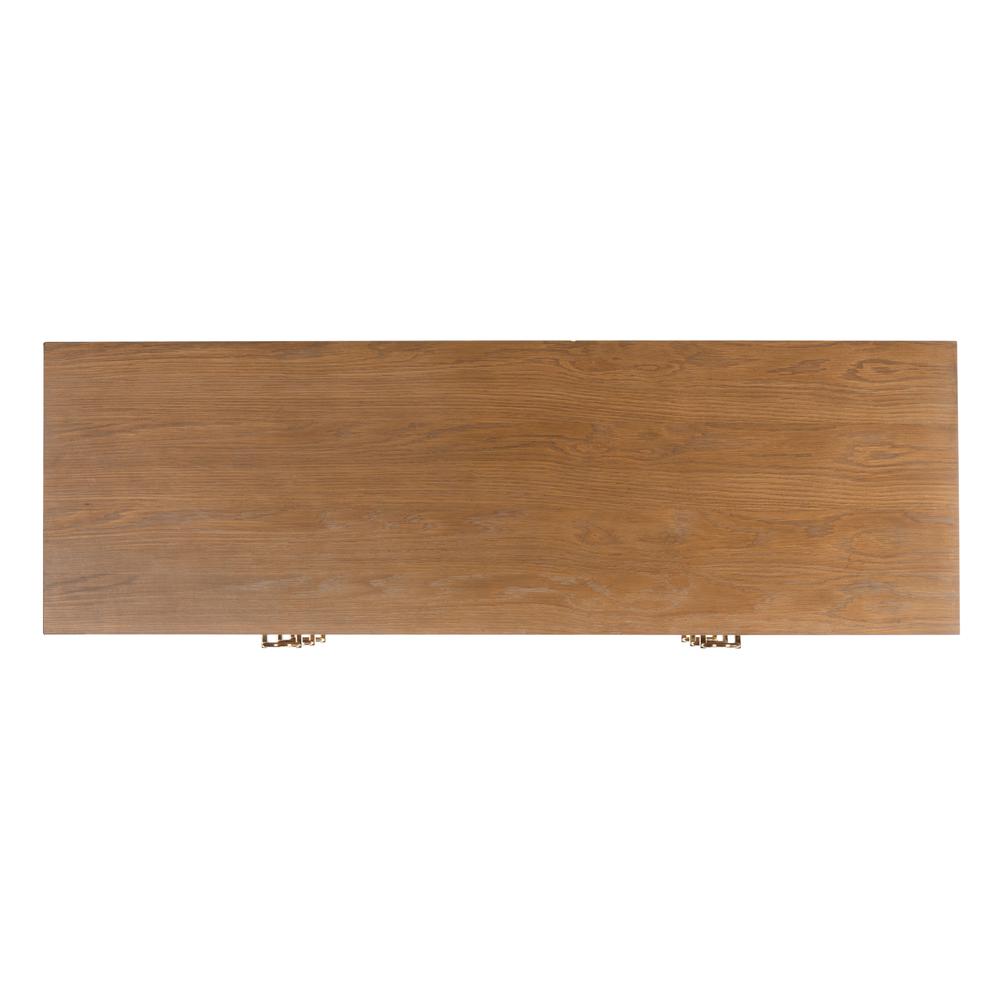 Lorna 6 Drawer Contemporary Dresser, Rustic Oak