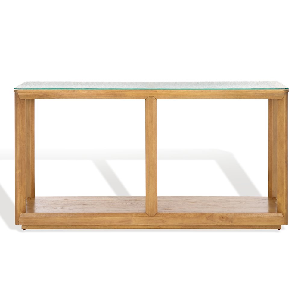 Benecarlo Glass Top Cons Table