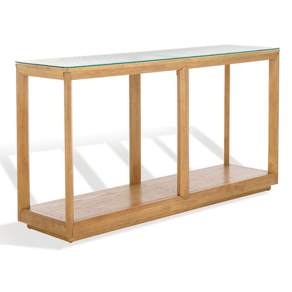 Benecarlo Glass Top Cons Table