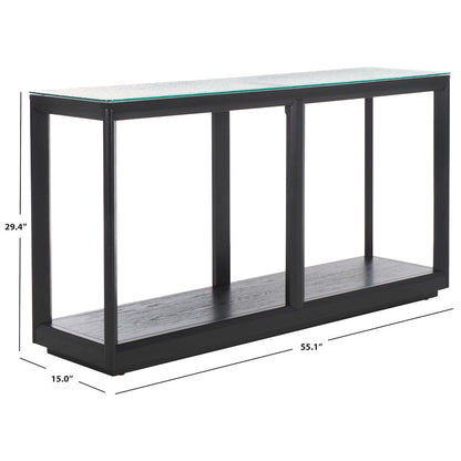 Benecarlo Glass Top Cons Table