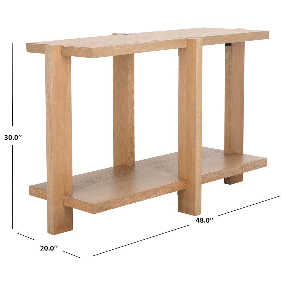 Quigley Rec Wood Console Table