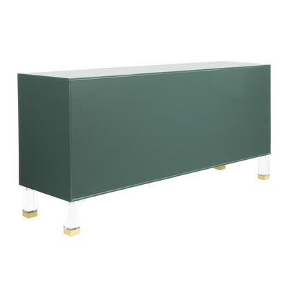 Saturn Wave Acrylic Sideboard, Moss