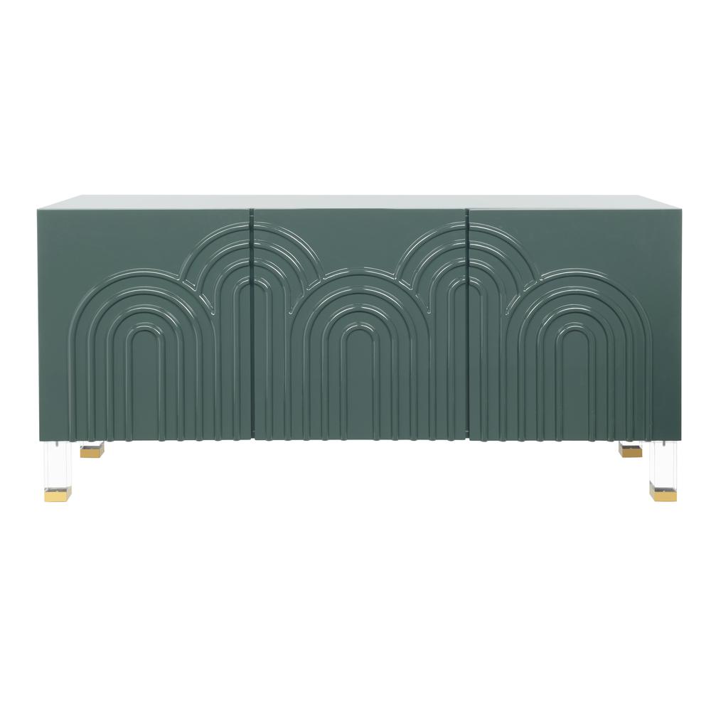 Saturn Wave Acrylic Sideboard, Moss