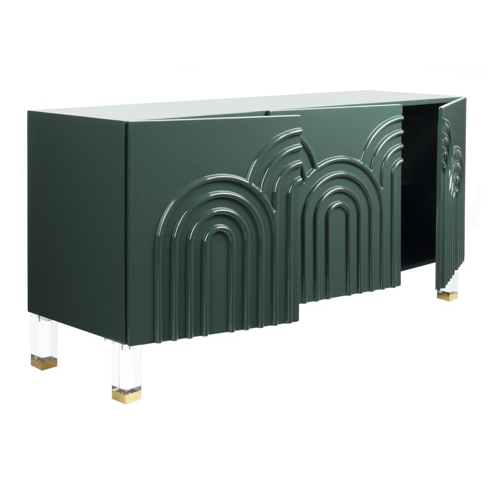 Saturn Wave Acrylic Sideboard, Moss