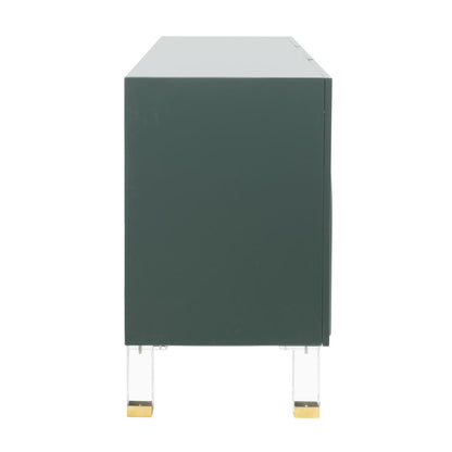 Saturn Wave Acrylic Sideboard, Moss