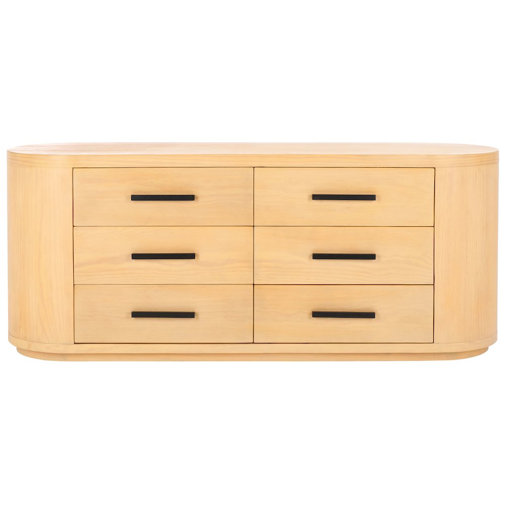 Lauryn Wood Oval Dresser