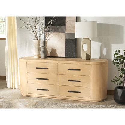 Lauryn Wood Oval Dresser