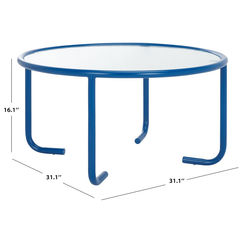 Zuzana Glass Top Coffee Table