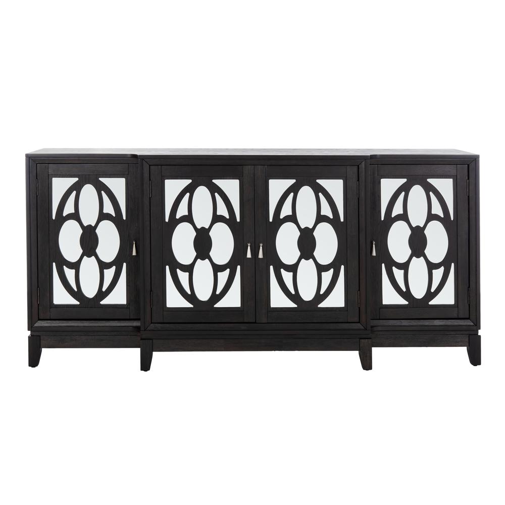Madeleine Mirrored Sideboard, Black