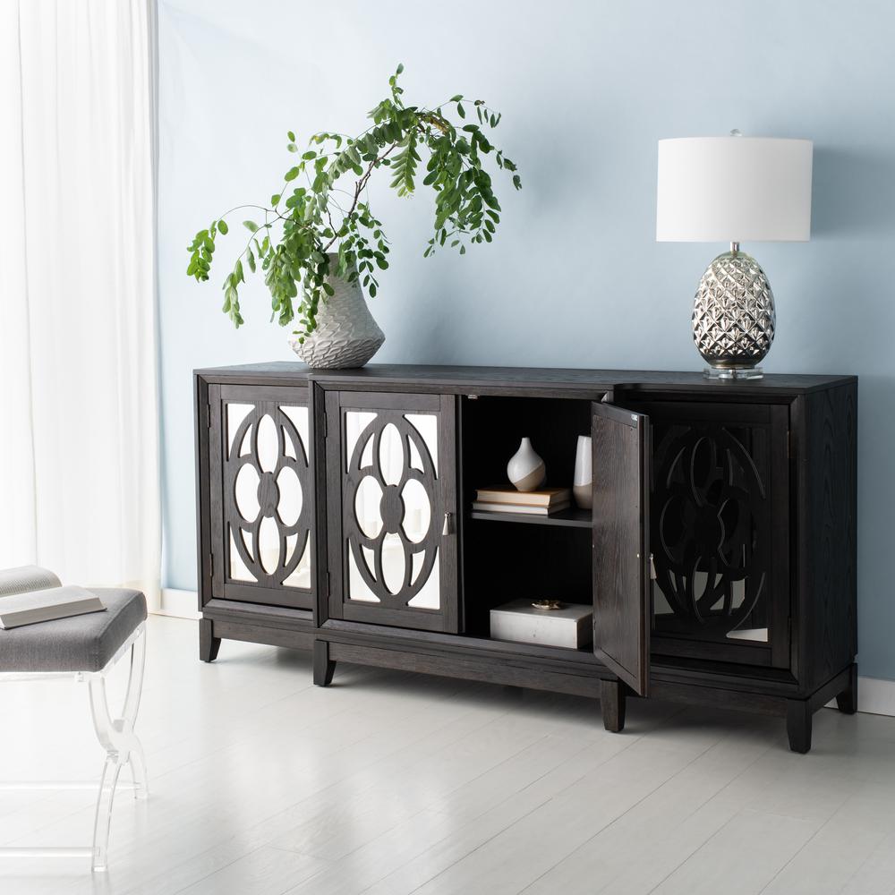 Madeleine Mirrored Sideboard, Black