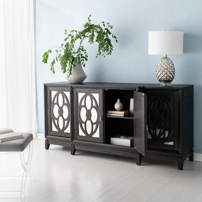 Madeleine Mirrored Sideboard, Black