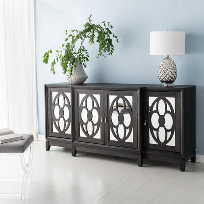 Madeleine Mirrored Sideboard, Black