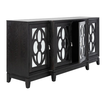 Madeleine Mirrored Sideboard, Black