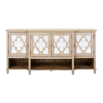 Juliette Mirrored Sideboard, White