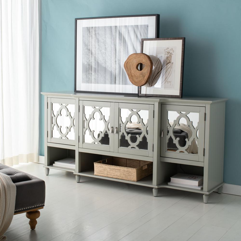 Juliette Mirrored Sideboard, Grey