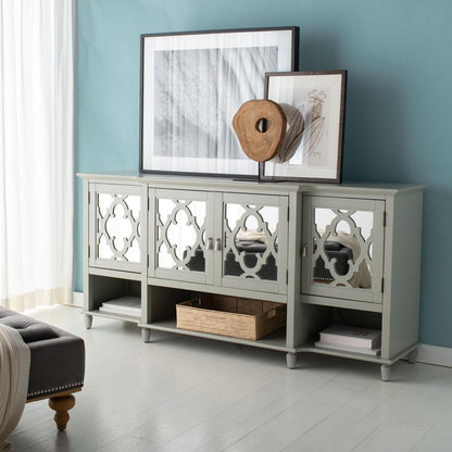 Juliette Mirrored Sideboard, Grey