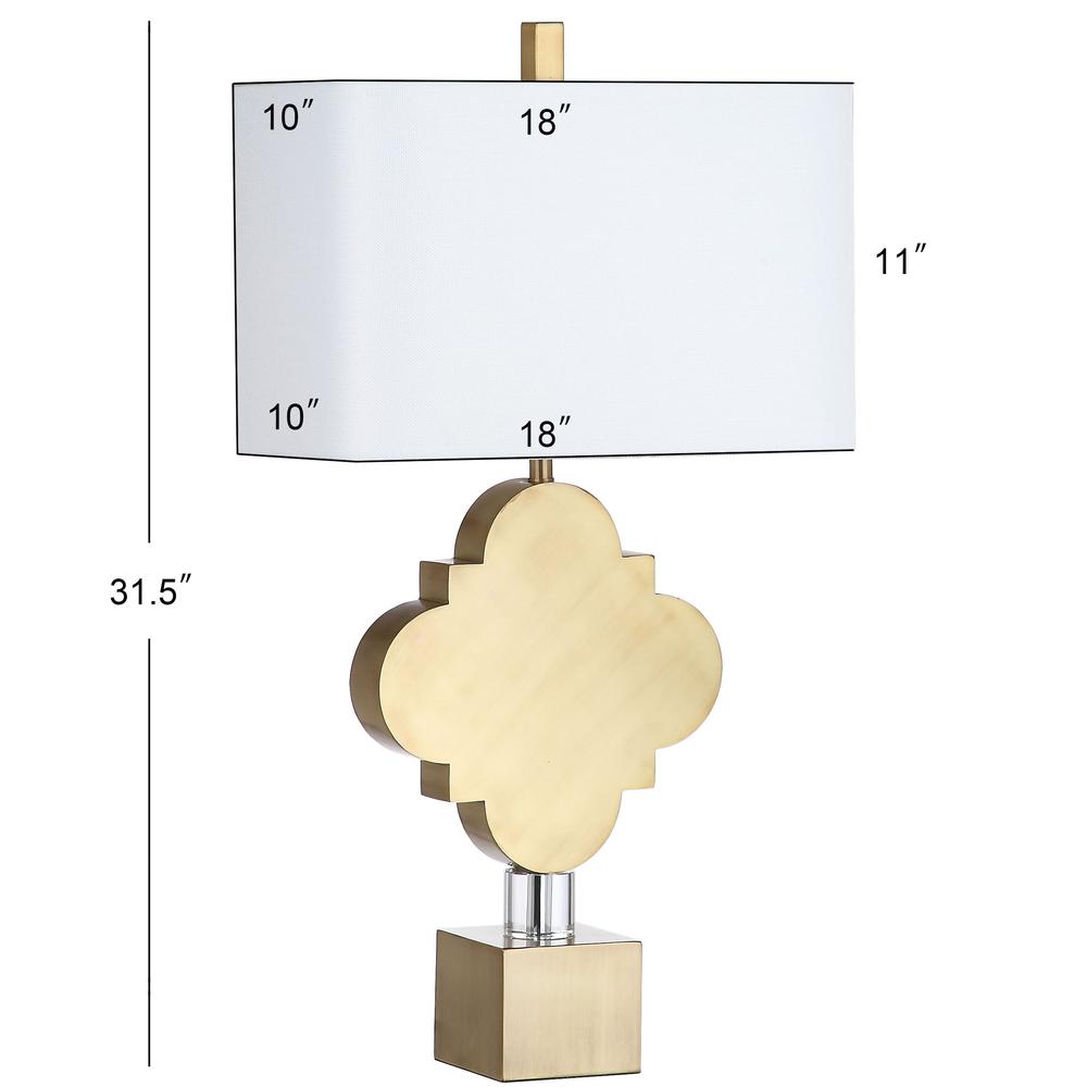 Marina Trellis 31.5-Inch H Table Lamp , Gold