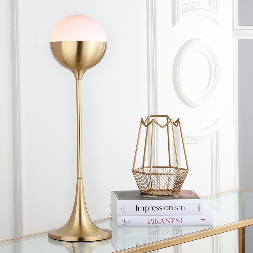 Lando 27-Inch H Table Lamp, Brass Gold