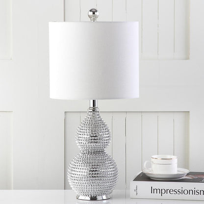 Clarabel Chrome 20-Inch H Table Lamp, Silver