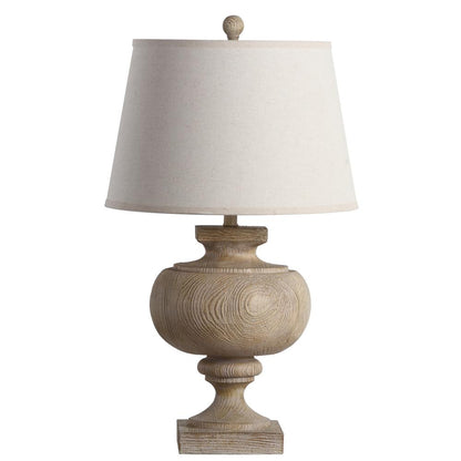 Prescott 31-Inch Wood Table Lamp, Wood Finish