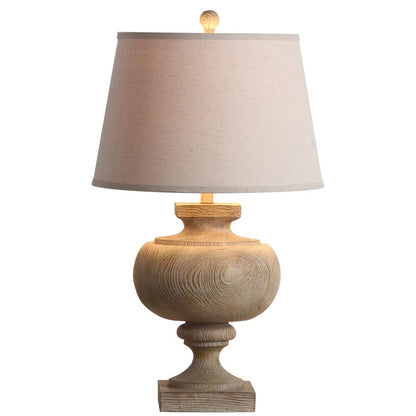 Prescott 31-Inch Wood Table Lamp, Wood Finish