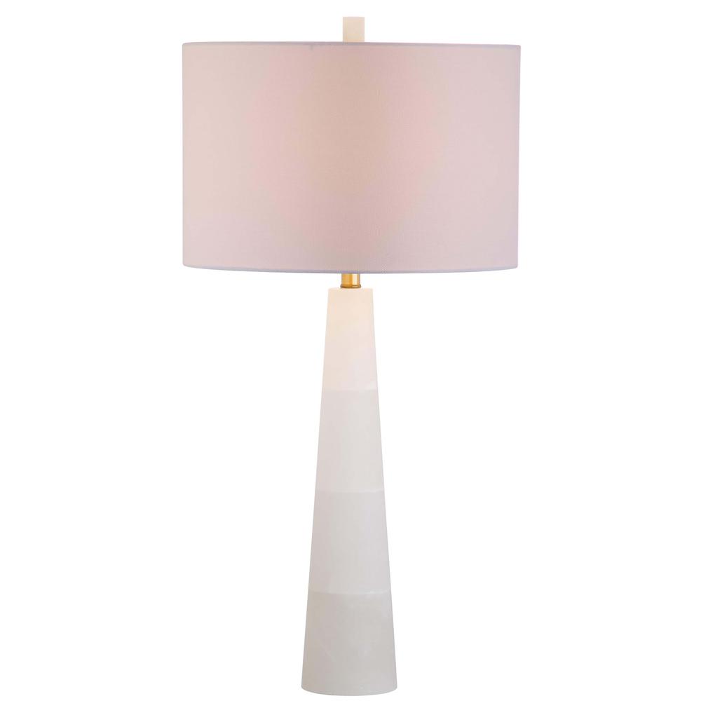 Delilah Alabaster Table Lamp, White, TBL4067A