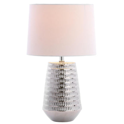 Stark Table Lamp, Plated Silver