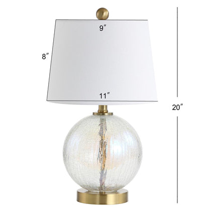 Riglan Table Lamp, Clear/Gold