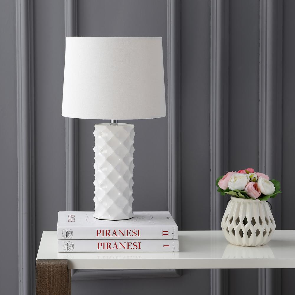 Belford Table Lamp, White