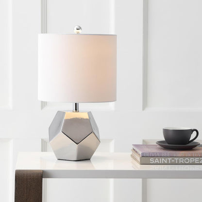 Hanton Table Lamp, Plated Silver