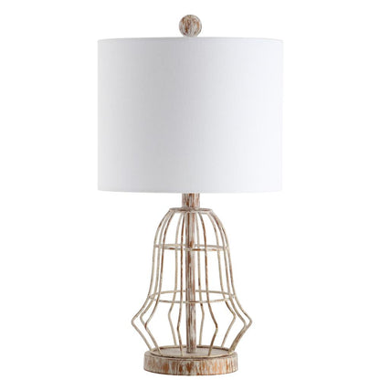 Canes Table Lamp, Metal Antiqued
