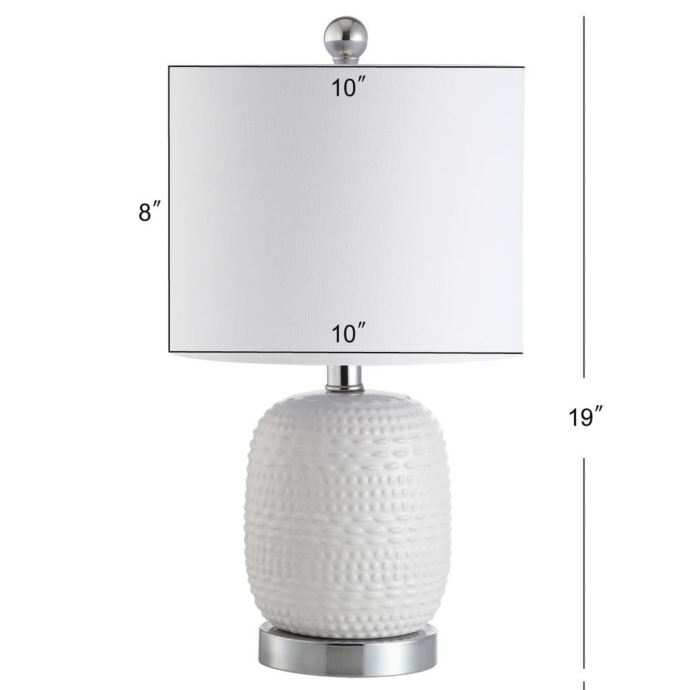Tucana Table Lamp, White